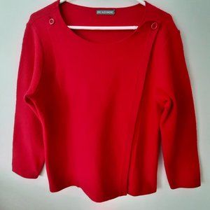 - Eric Alexandre sweater.Red wool. Size Large. Long Sleeve
